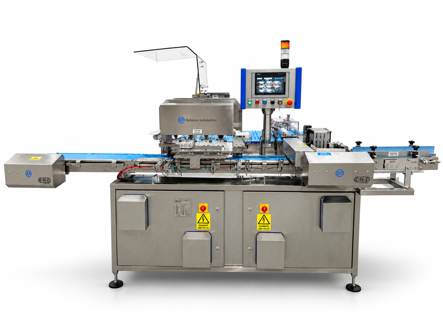 Reliance Automation high-speed automated coiling and packaging system built at the Dundalk Design & Build Centre